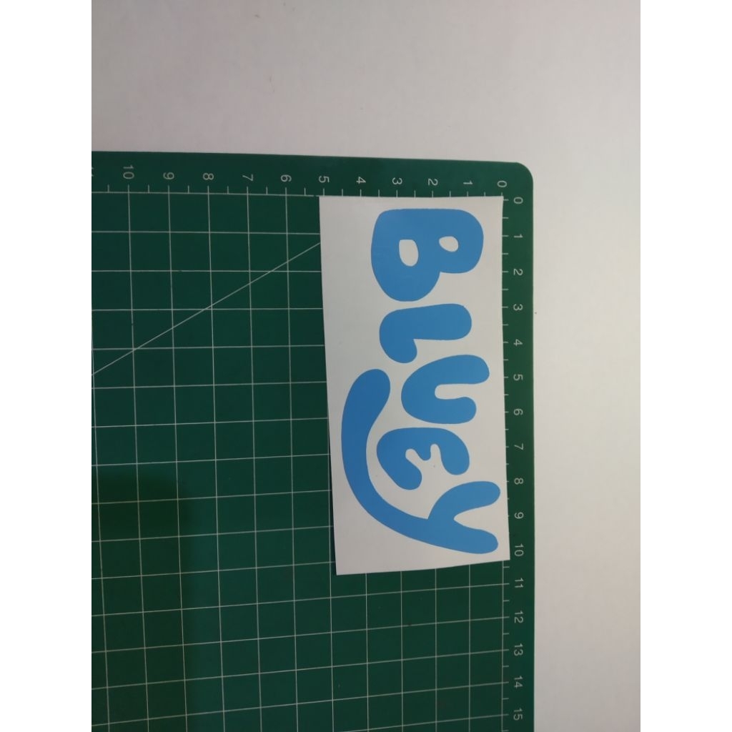 stiker cutting bluey