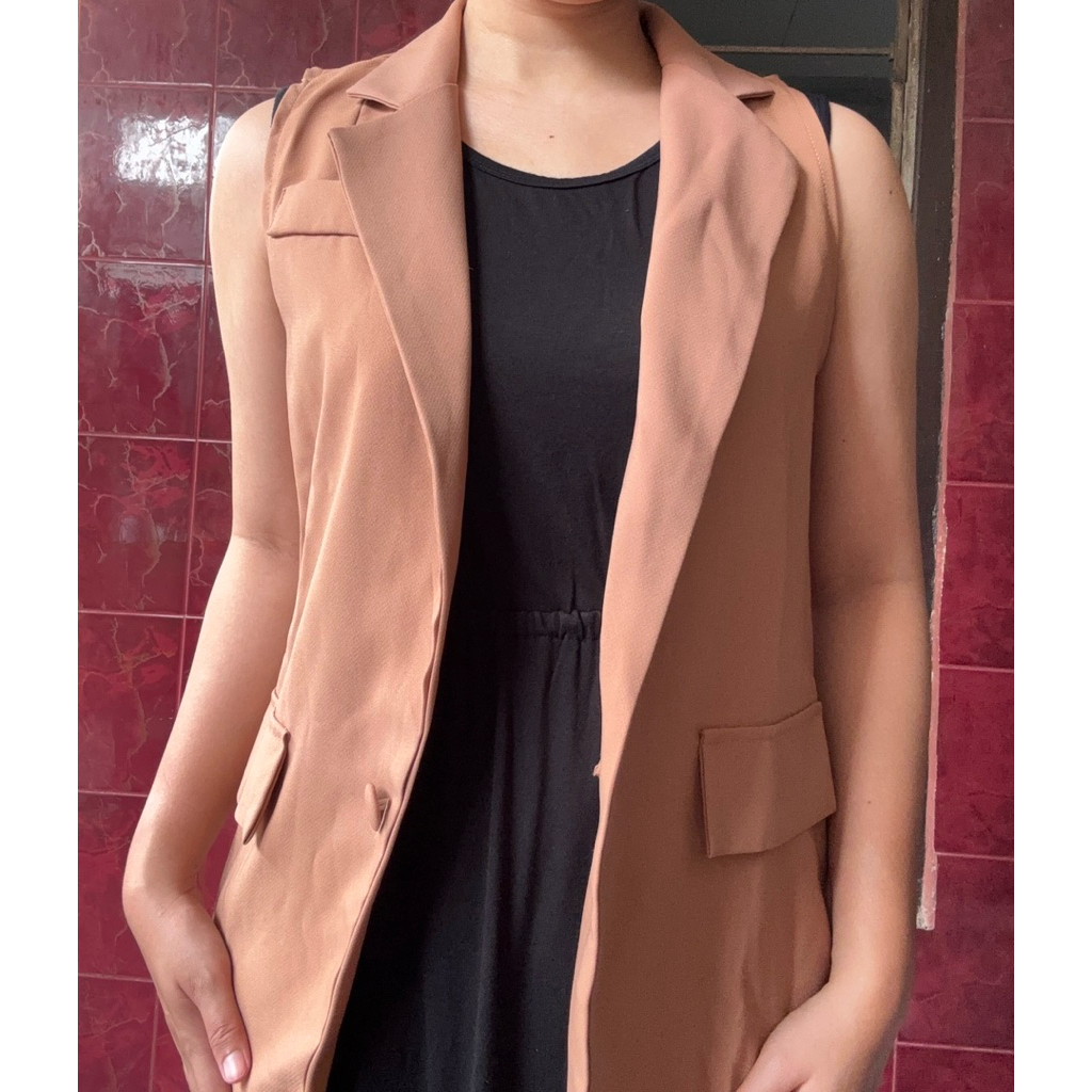 PRELOVED BLAZER SLEEVELESS/BLAZER WANITA/BLAZER WANITA