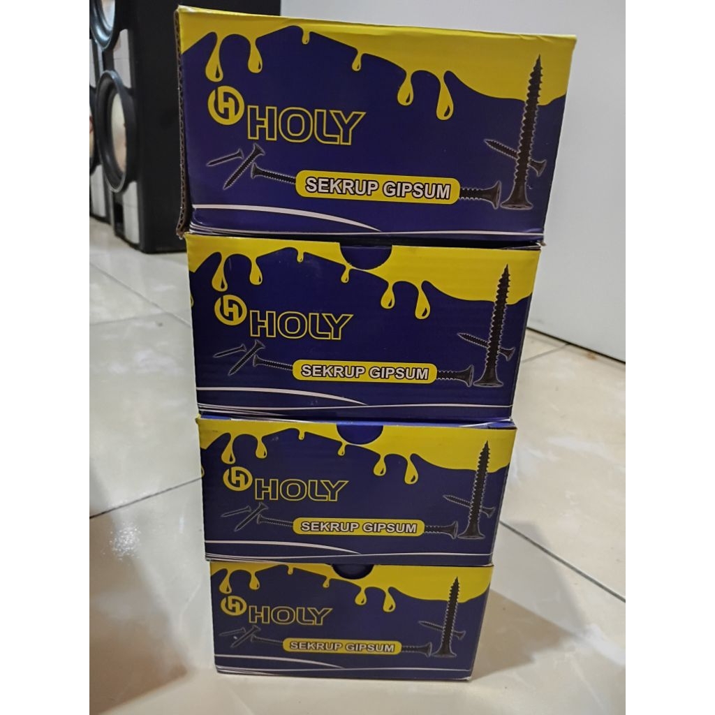 Sekrup gypsum,drywall,baut gypsum merk holy 1dus 900gram