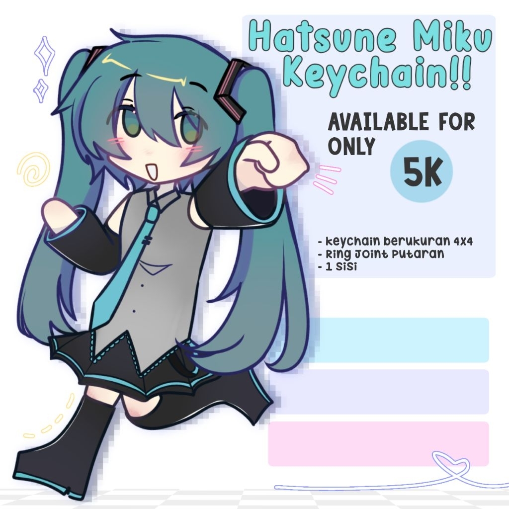 Hatsune Miku Keychain