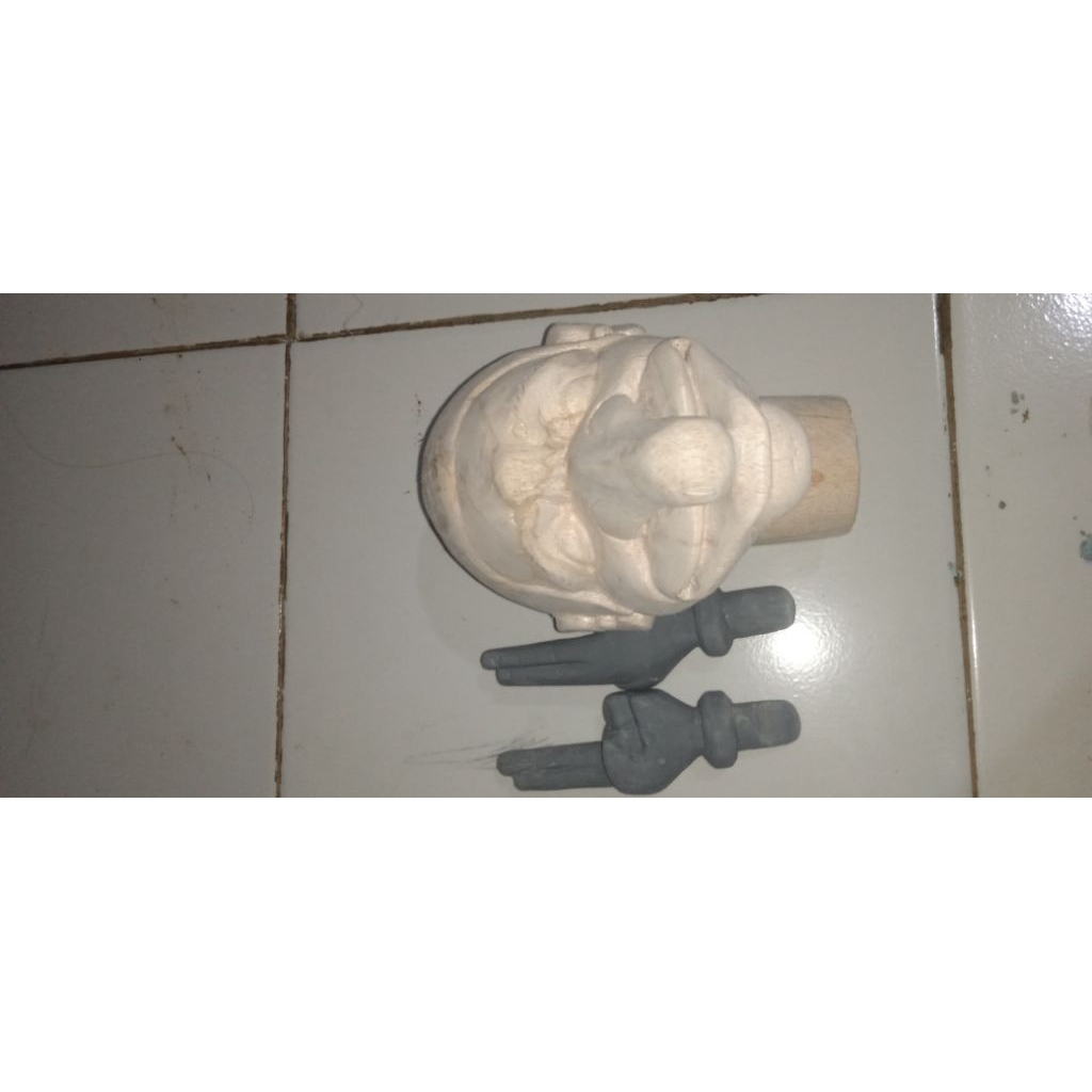 kepala wayang golek dewala mentah