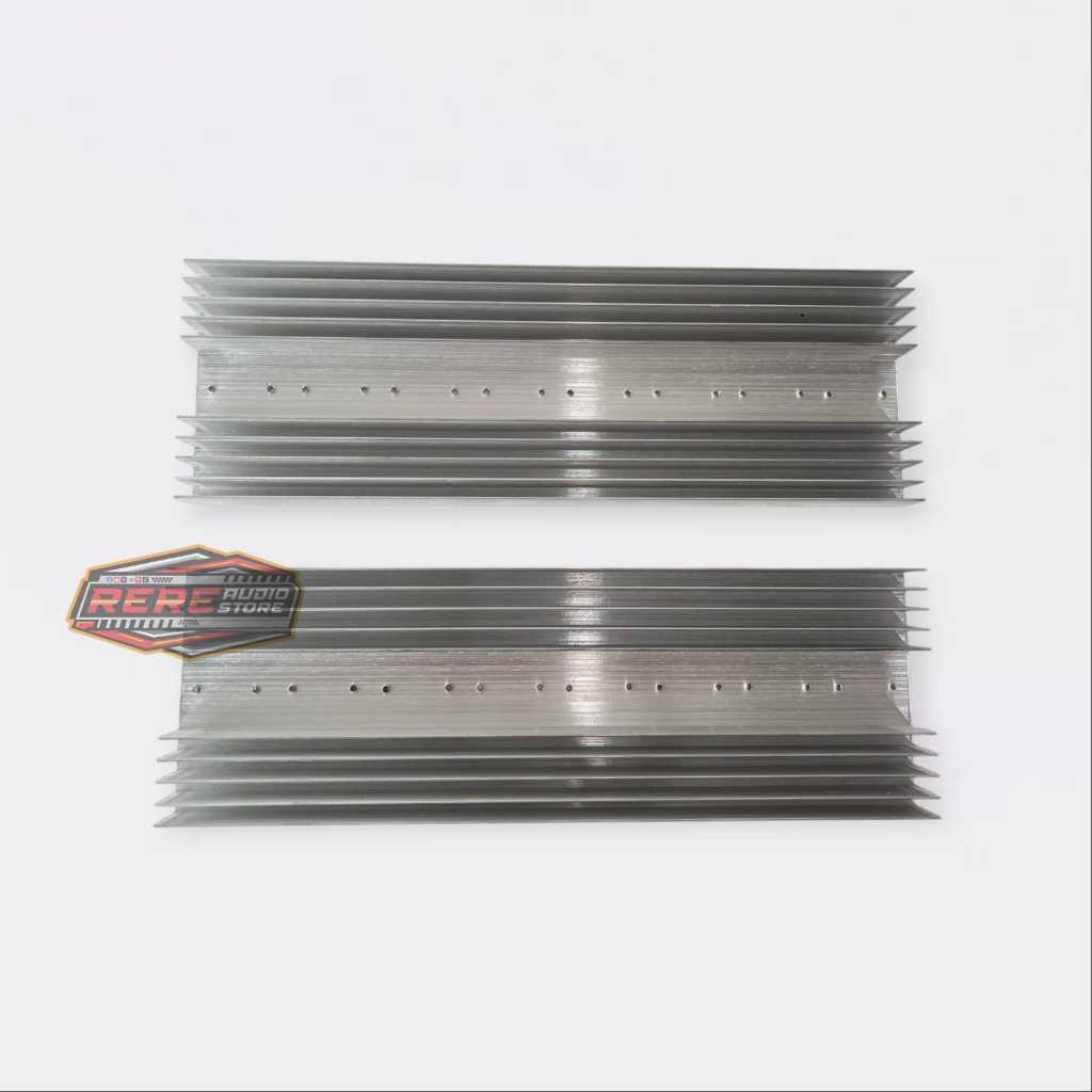 Pendingin Transistor Final 5sirip Panjang 30cm / Heatsink Toshiba Sanken MJL TIP - Tebal 2MM