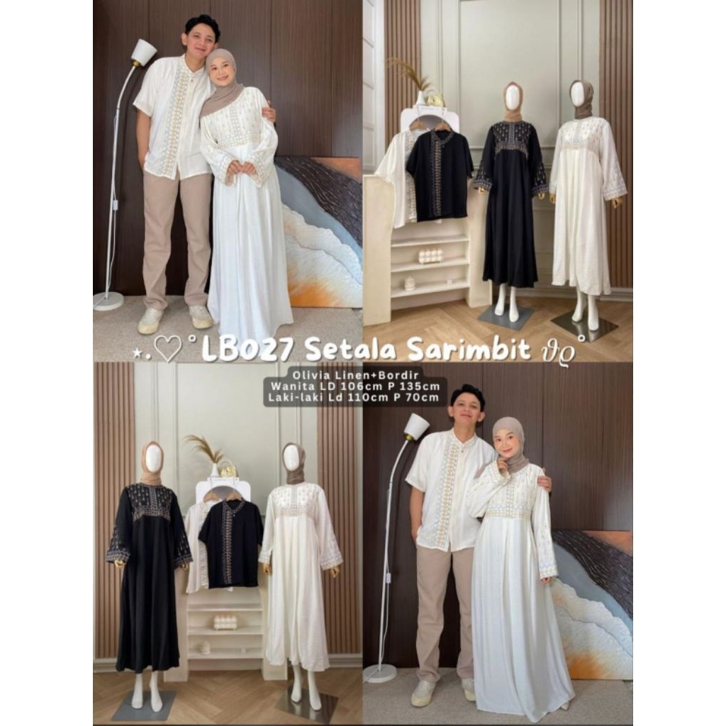PO NO 6 (LB027 ELO) - - SARIMBIT (GAMIS + BAJU KOKO) DV