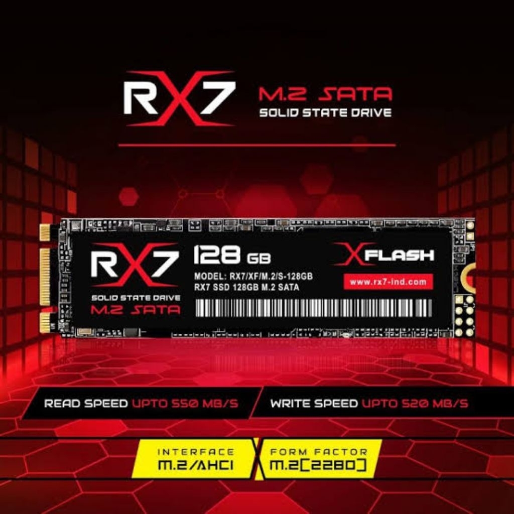 SSD M.2 Sata 128gb RX7