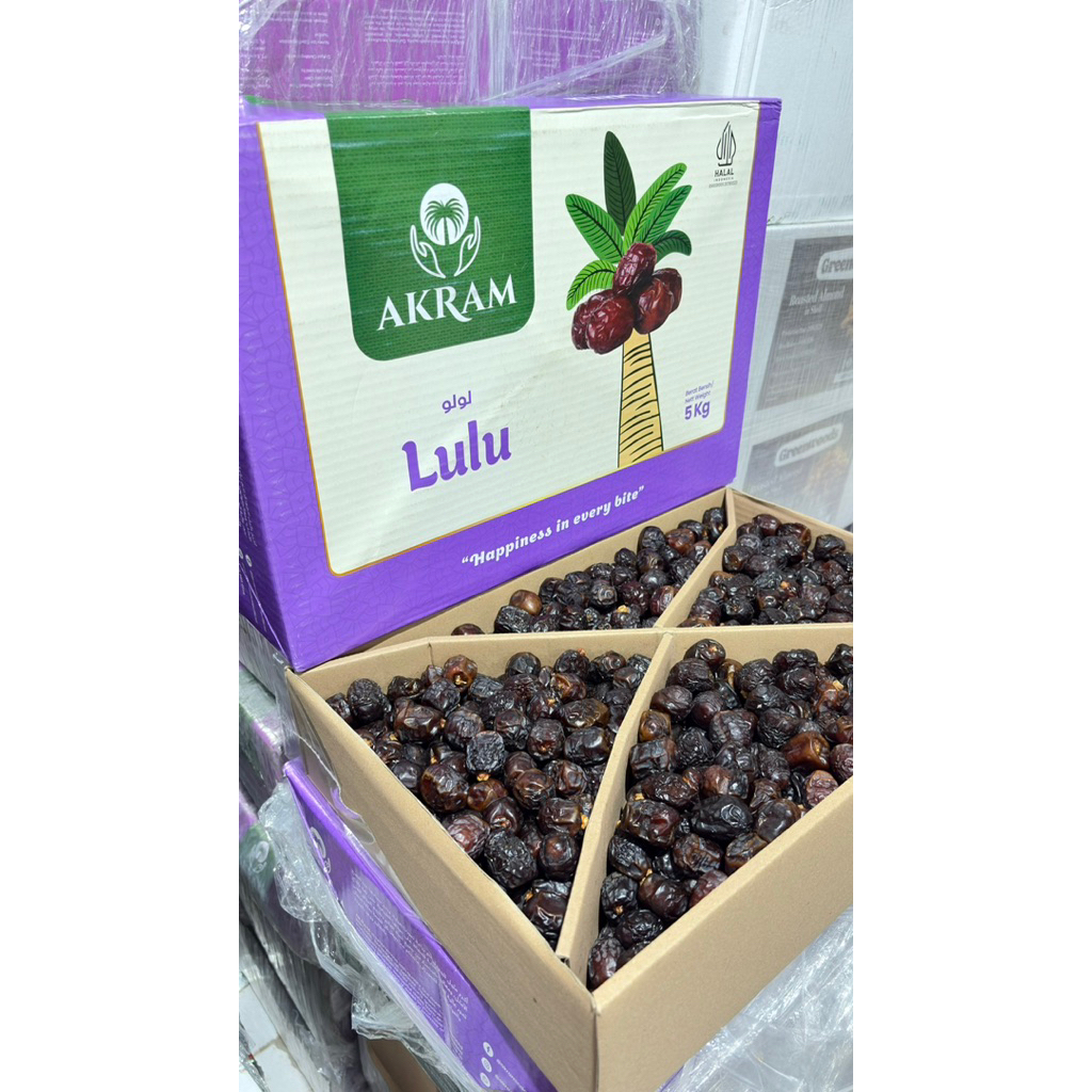 Kurma Lulu Madinah 1kg/Kurma Lulu Super/Kurma Murah