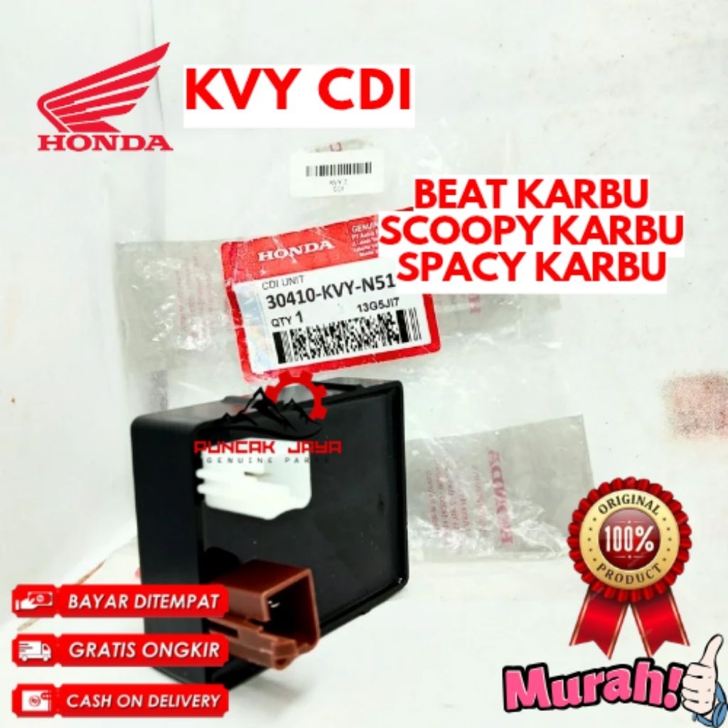 CDI ORIGINAL HONDA KODE KVY, CDI BEAT KARBU, CDI SCOOPY KARBU, CDI SPACY KARBU
