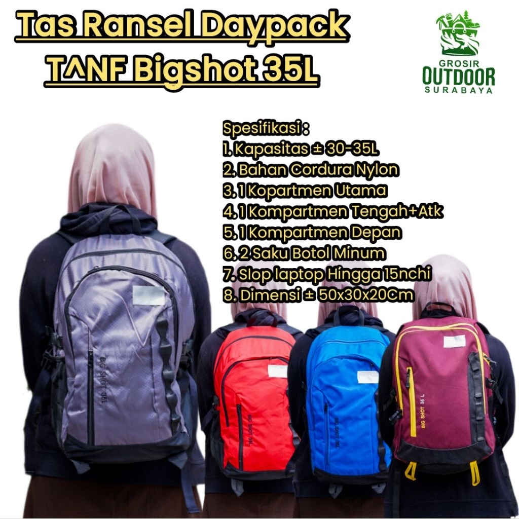 Tas Daypack Summit Series TNF Bigshot 35L
