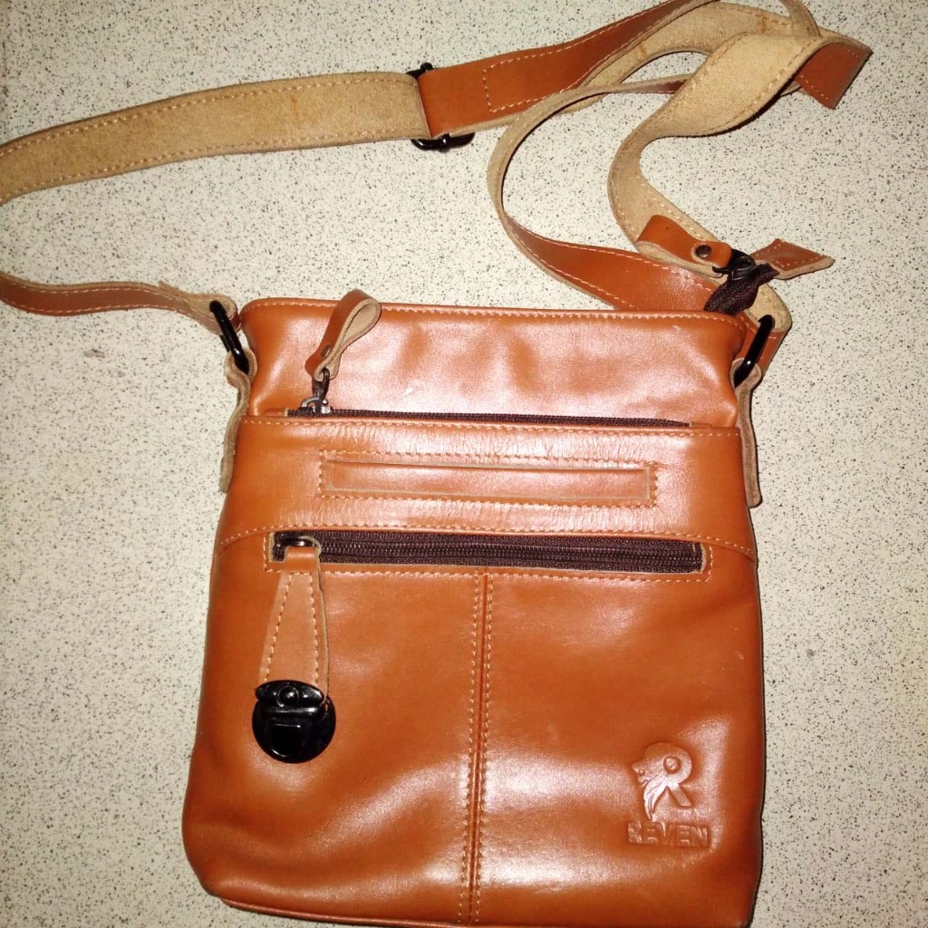 Tas selempang pria bahan kulit terbaru RAVEN