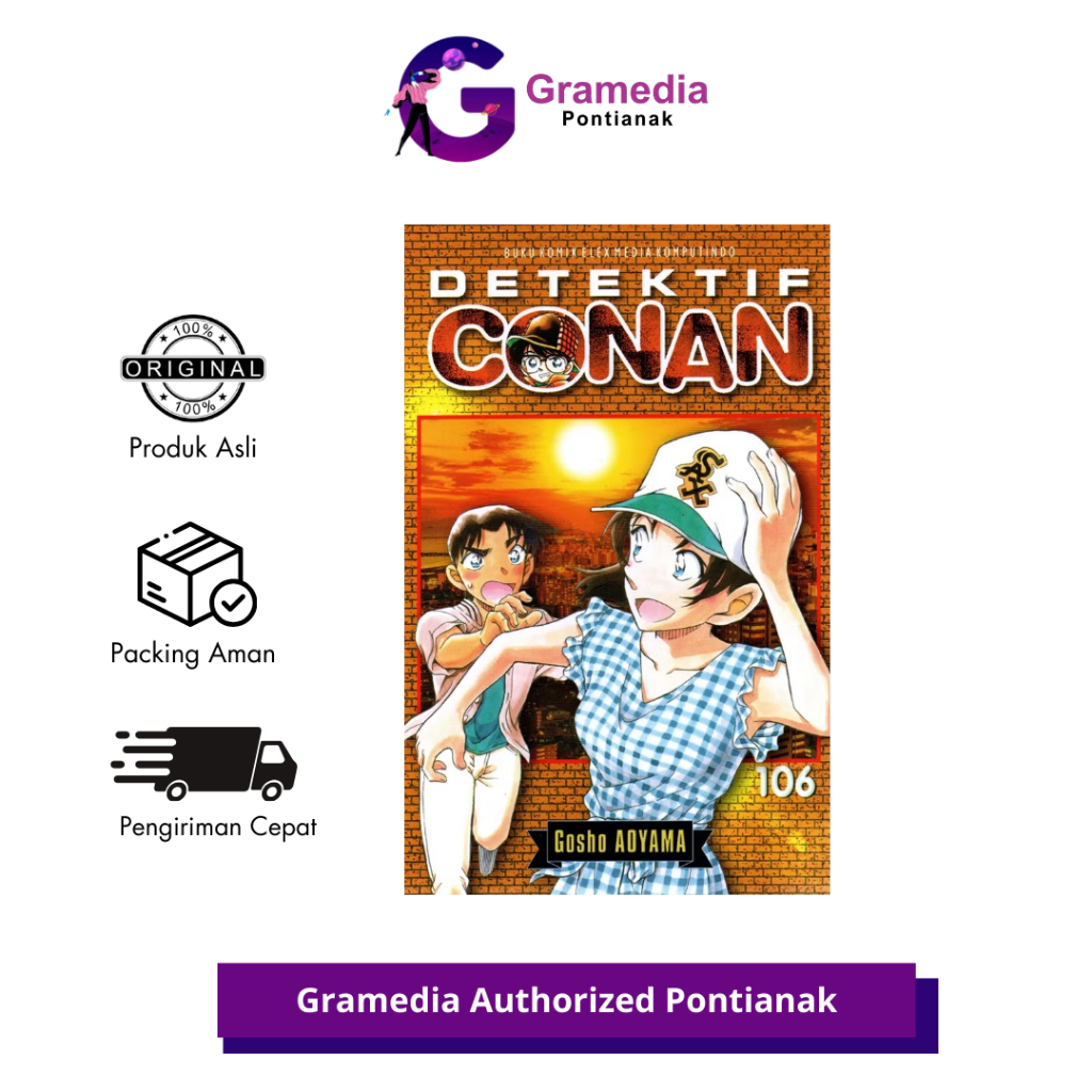 GRAMEDIA PONTIANAK - DETEKTIF CONAN 106 - KOMIK