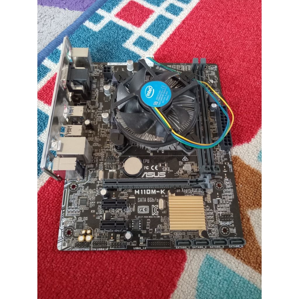Paket motherboad asus H110MK Processore i5 6500