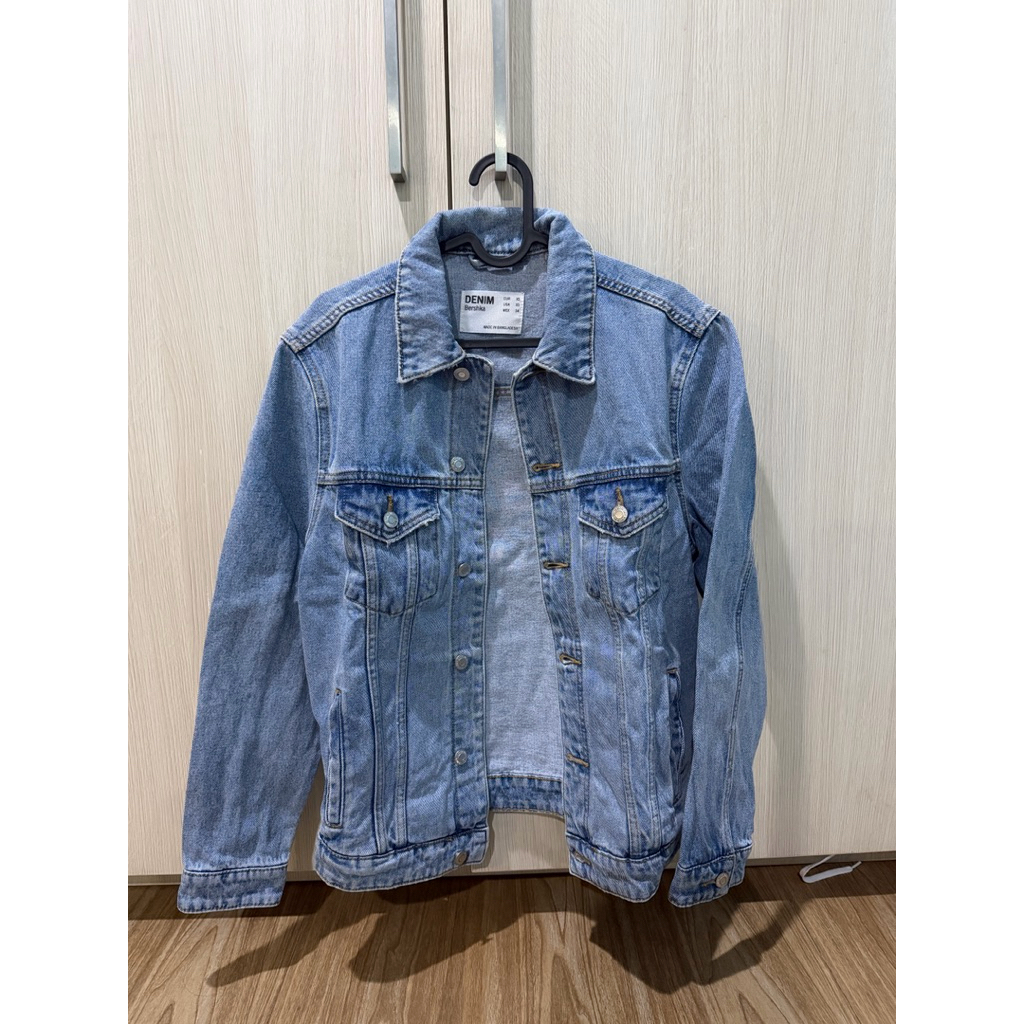 preloved bershka denim jacket for men original