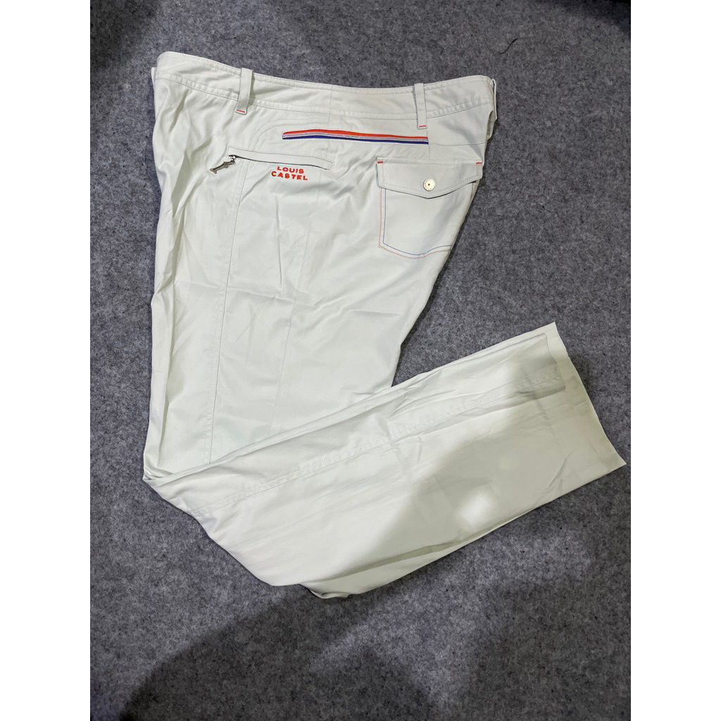 celana golf cewek louis castel warna biru telor asin