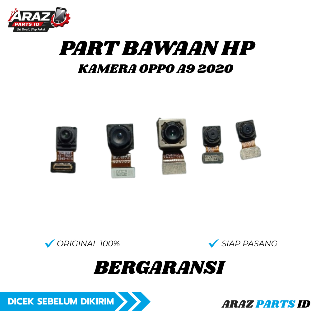 Kamera Oppo A9 2020 Depan Belakang Original Bekas Copotan | Araz Parts ID