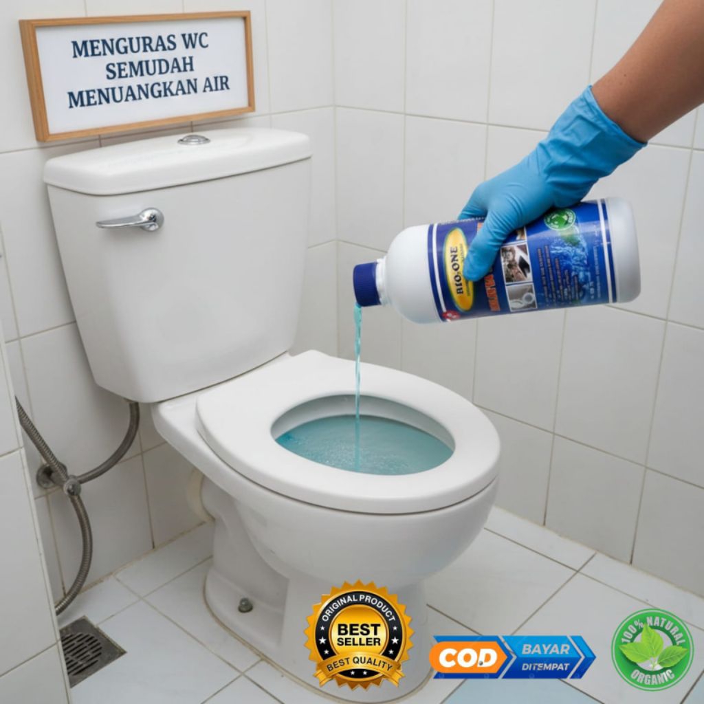 (500ml) Obat Pelancar WC Tersumbat Bio One Formula Organik Probiotik Tanpa Kolasr - Bio One