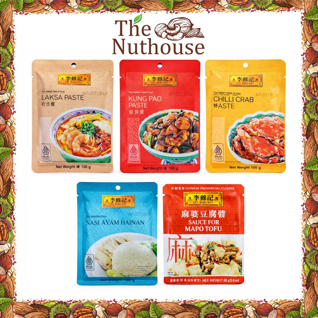 Lee Kum Kee Brand Laksa Paste 100gr / Sauce for Mapo Tofu 80gr / Chili Crab Paste 150gr / Kung Pao P
