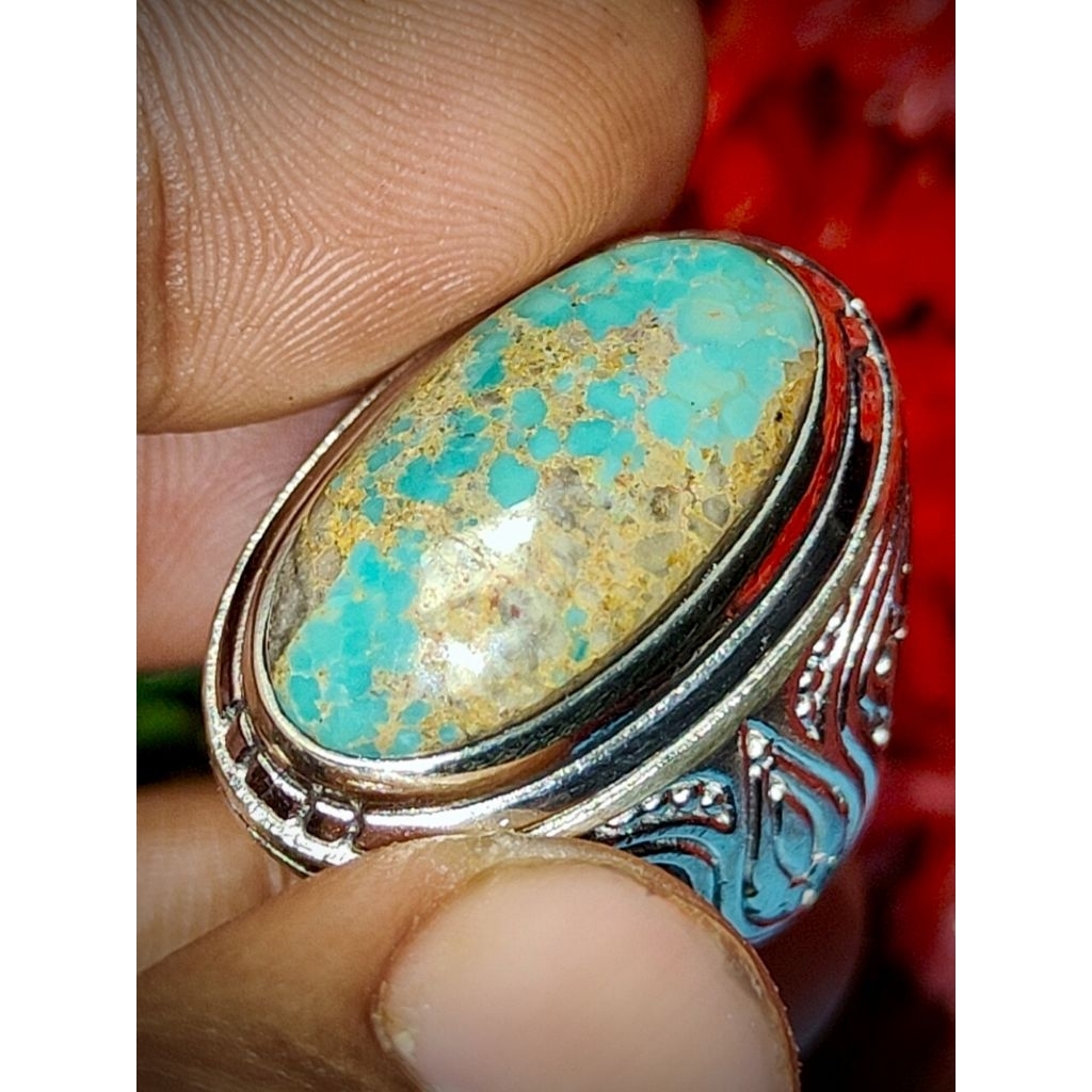 akik pirus persia asli iran pecah mas