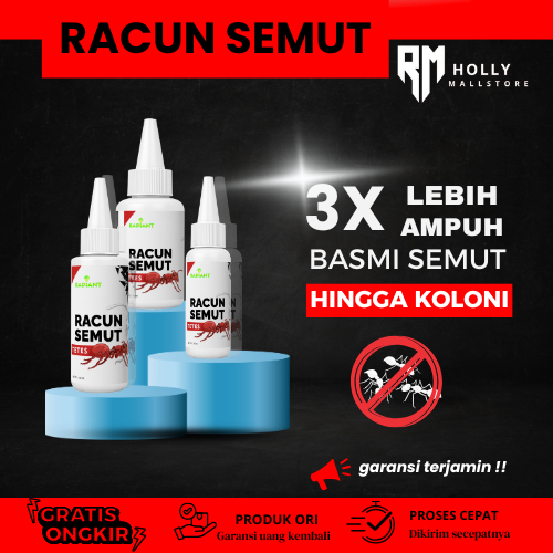 HOLLYMALLSTORERACUN PEMBASMI SEMUT SUPER AMPUH OBAT RACUN ANTI SEMUT PENGUSIR SEMUT MERAH SEMUT RANG