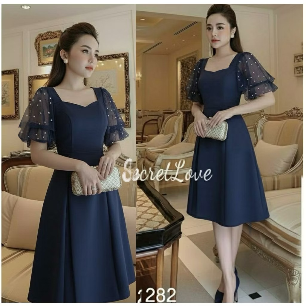 Dress Wilo scuba dress pesta