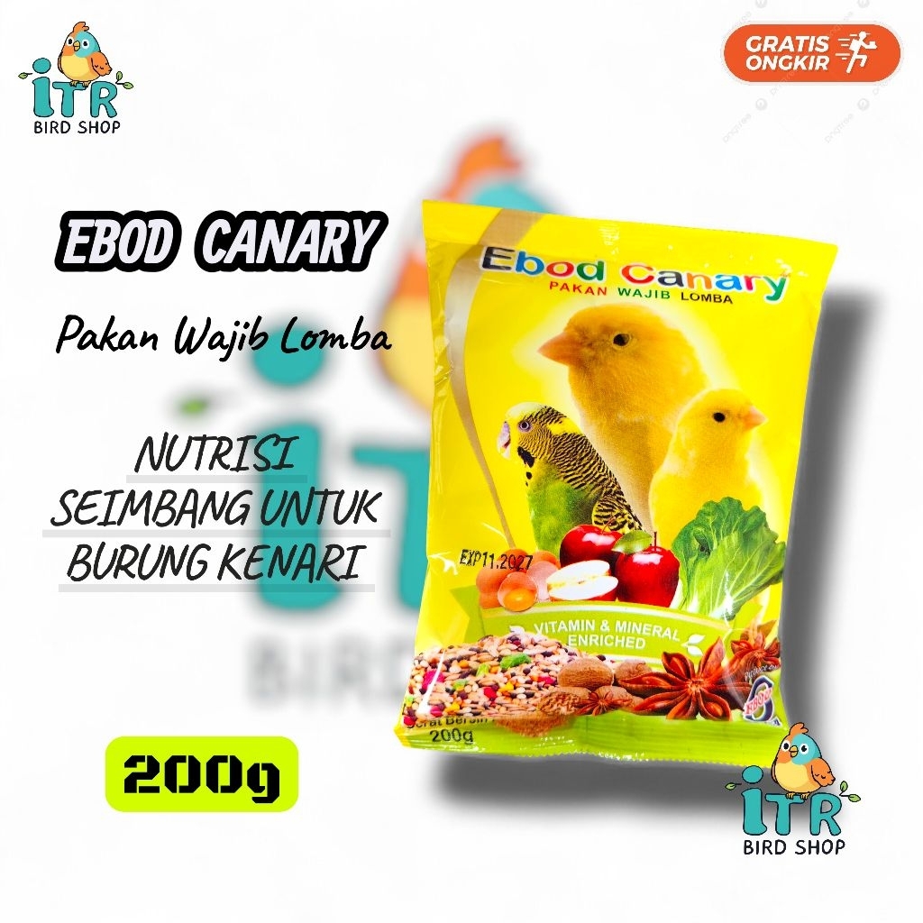 EBOD CANARY. EBOD KENARI | PAKAN BURUNG KENARI NUTRISI TINGGI