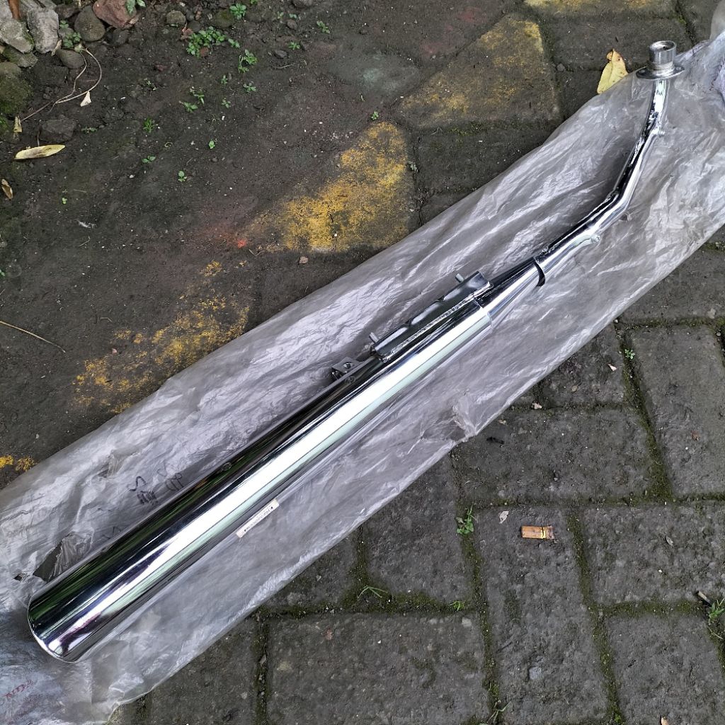 knalpot honda astrea star original nos muffler knalpot honda star not astrea prima ori nos
