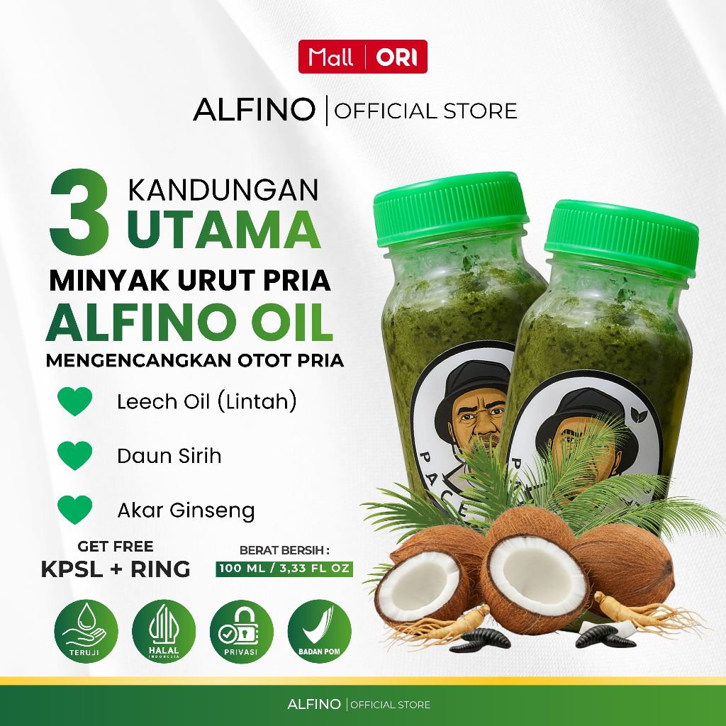 ALVINO Minyak Daun Bungkus Alvino Biak Papua Original 100 ml
