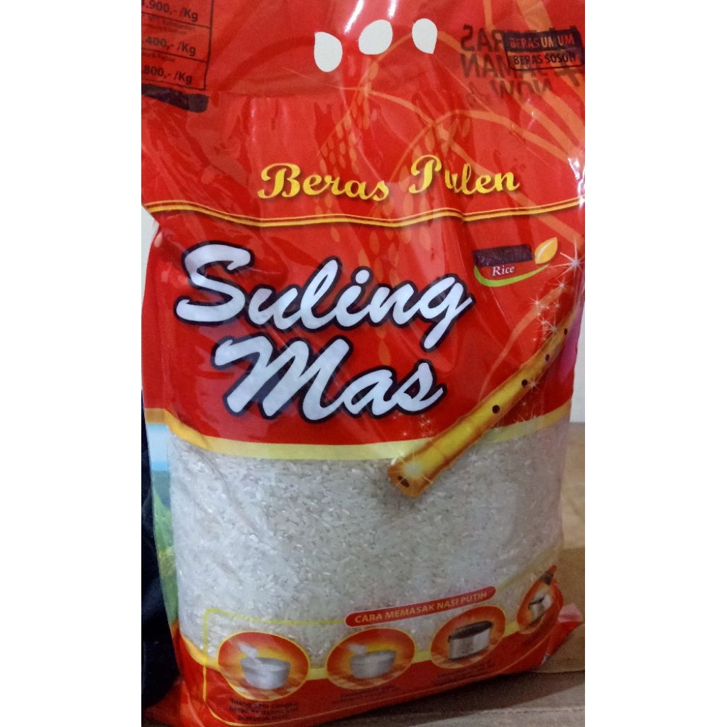 beras pulen merk suling mas 5 kg