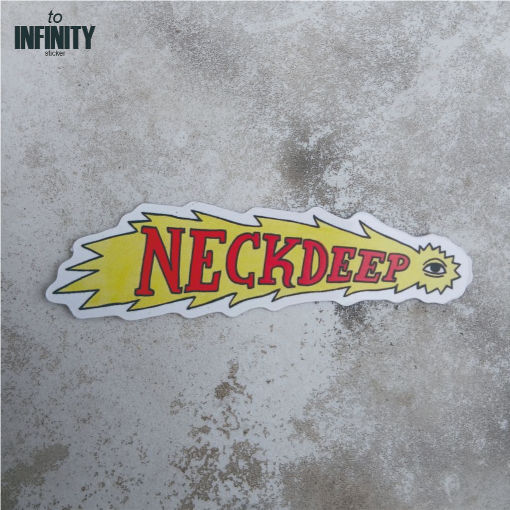 Sticker Aesthetic Neck Deep Vol 1 | Sticker Laptop, HP, Tumblr, Motor, Helem | Sticker Glossy Tahan 