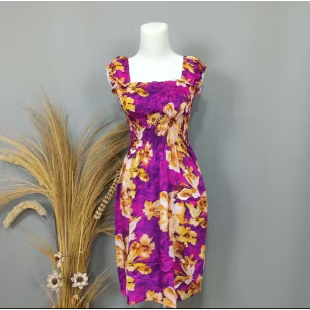 Daster Serut Mini Dress Seksi Kekinian