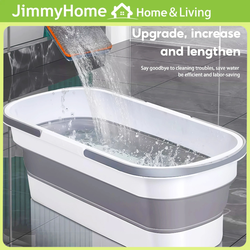 JimmyHome Baskom Ember Plastik Lipat / Portable Silikon Baskom / Baskom Lipat Portabel Tempat Cuci A