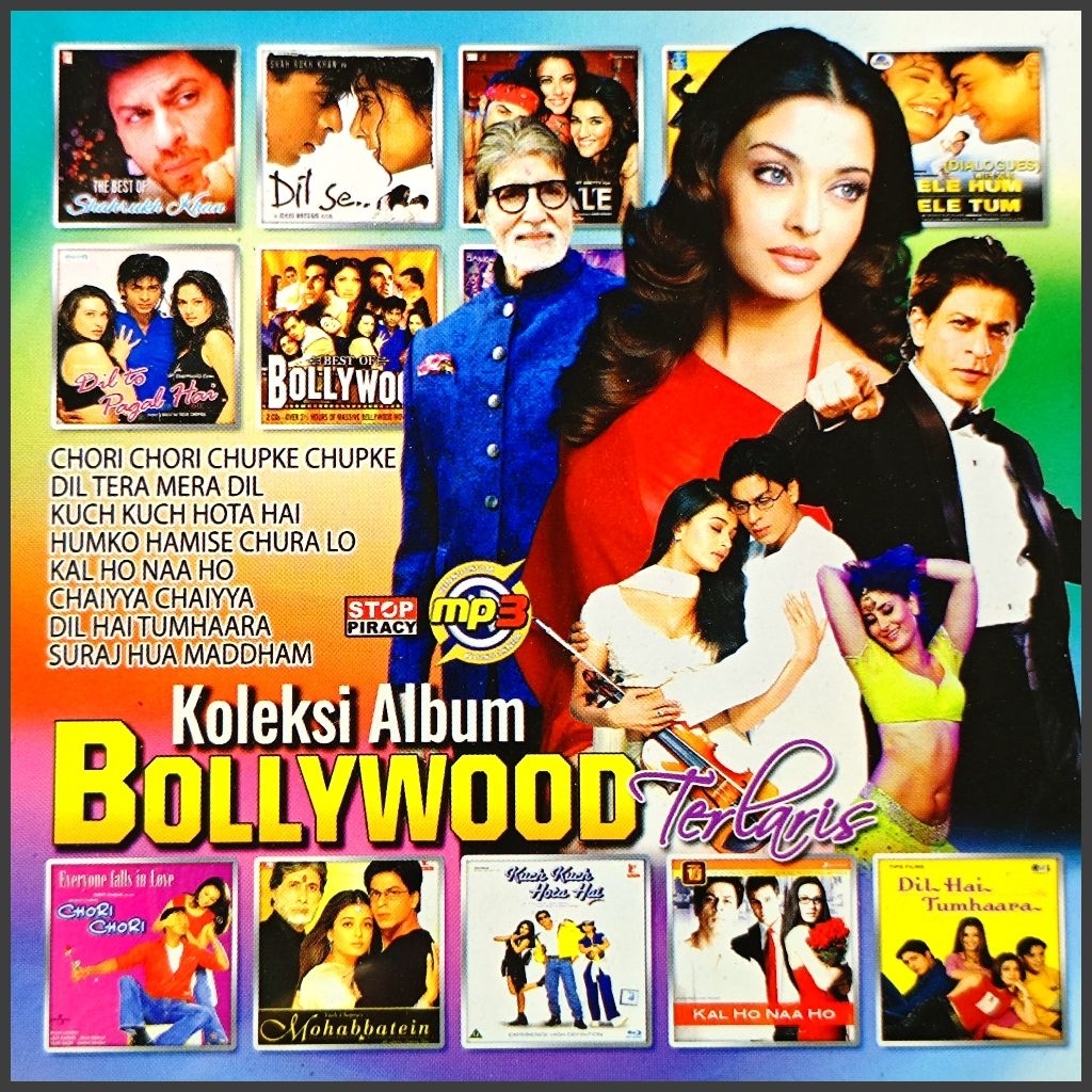 Kaset MP3 Audio 145 Lagu India Pilihan Campuran Album Terbaik Dan Terpopuler