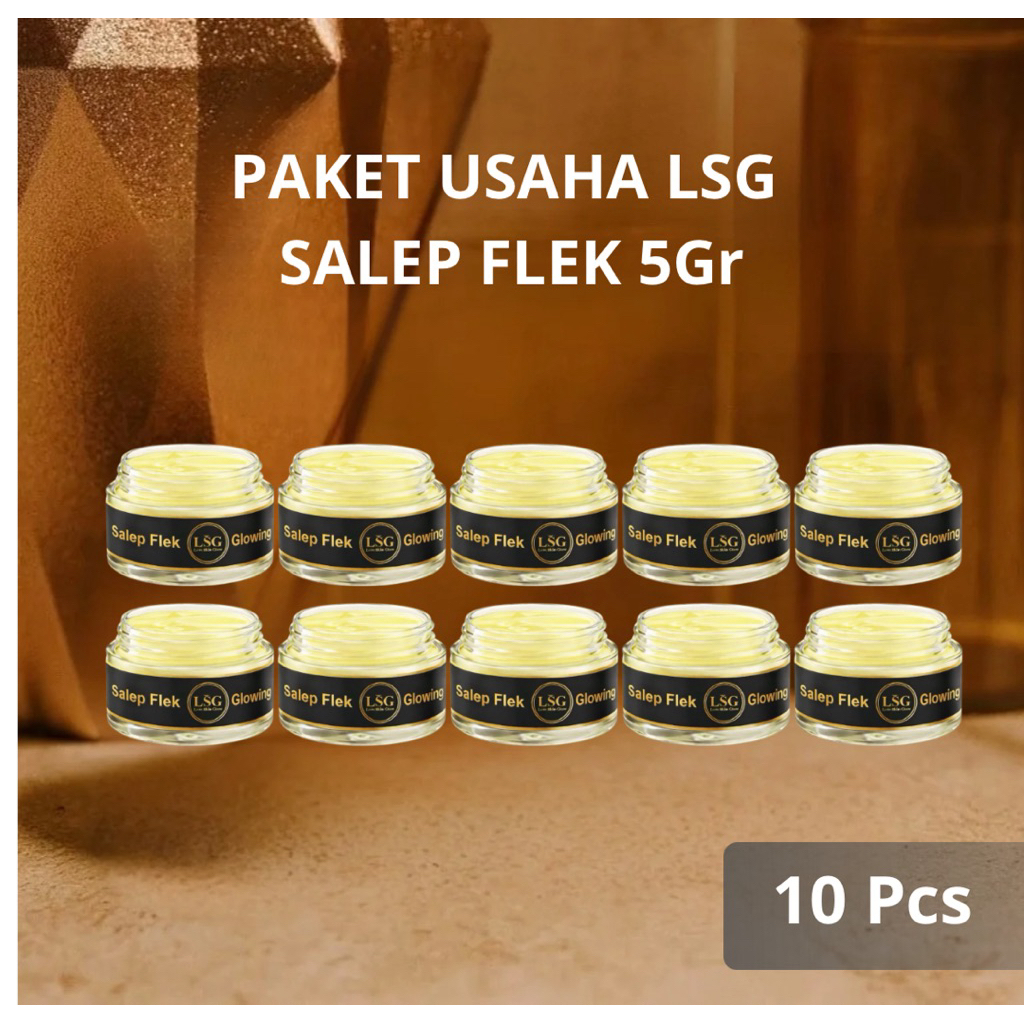 [10Pcs] Paket Usaha Salep Flek LSG CREAM FLEK AMPUH MEMUTIHKAN FLEK BANDEL HITAM MENCERAHKAN PERAWAT