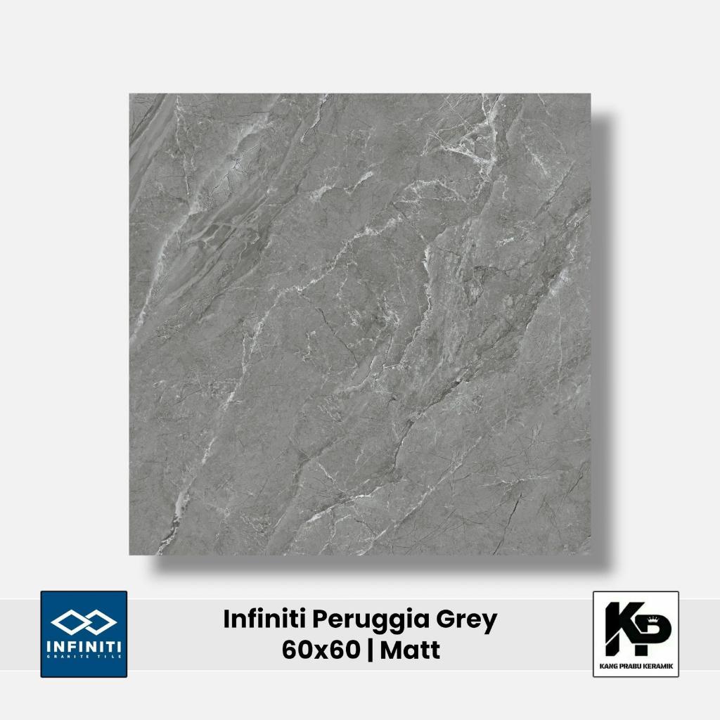 Granit INFINITI Peruggia Grey 60x60 – Granit Lantai Premium Motif Stone Natural, Elegan & Tahan Lama