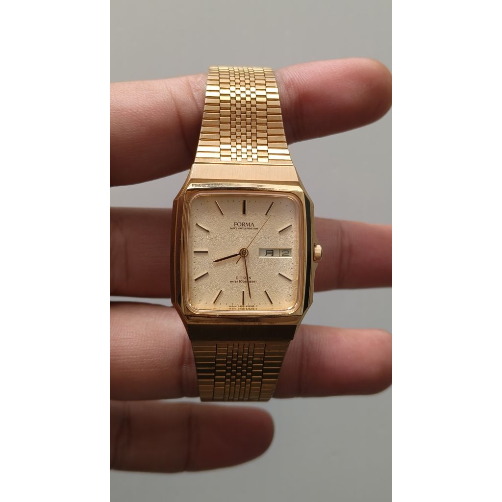 Jam Citizen Forma Day Date Quartz Japan ORIGINAL Murah