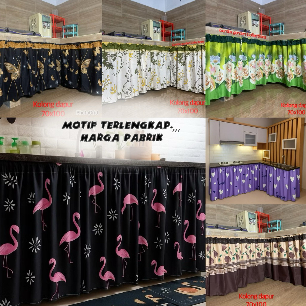GORDEN KOLONG DAPUR TER LENGKAP MOTIF NYA