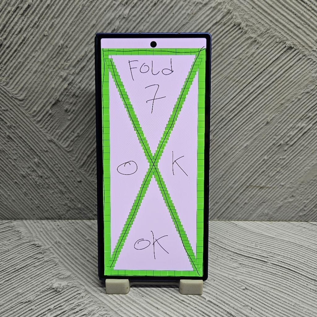 LCD DEPAN SAMSUNG Z FOLD 7 ORIGINAL BEKAS COPOTAN SM-F966
