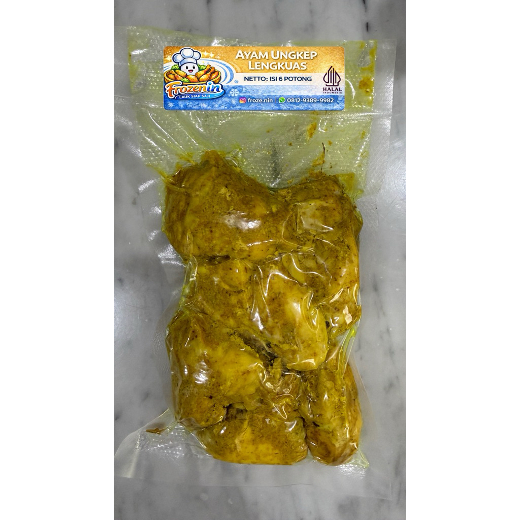 Ayam Ungkep Serundeng Lengkuas