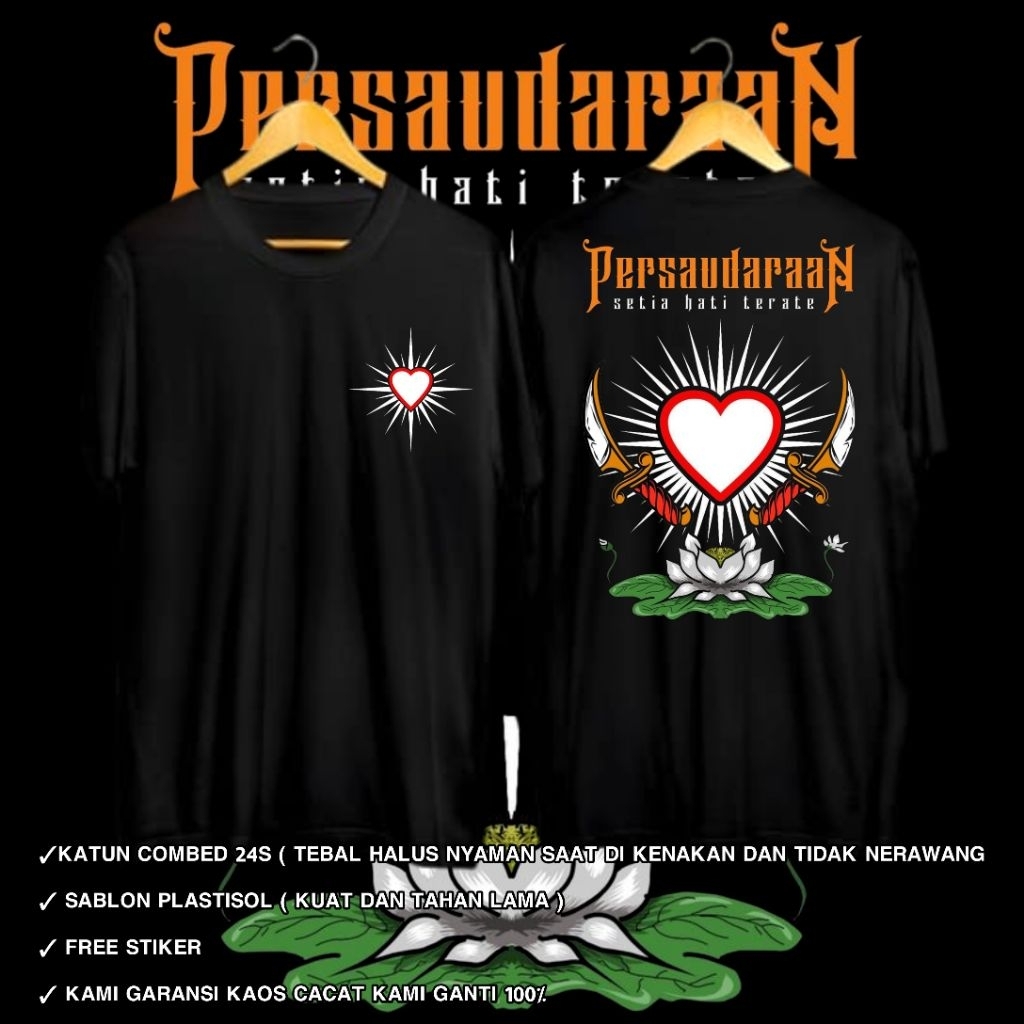 KAOS PSHT KATUN COMBED 24S / KAOS PSHT 1922 / KAOS PSHT TERATE / KAOS KATUN COMBED 24S