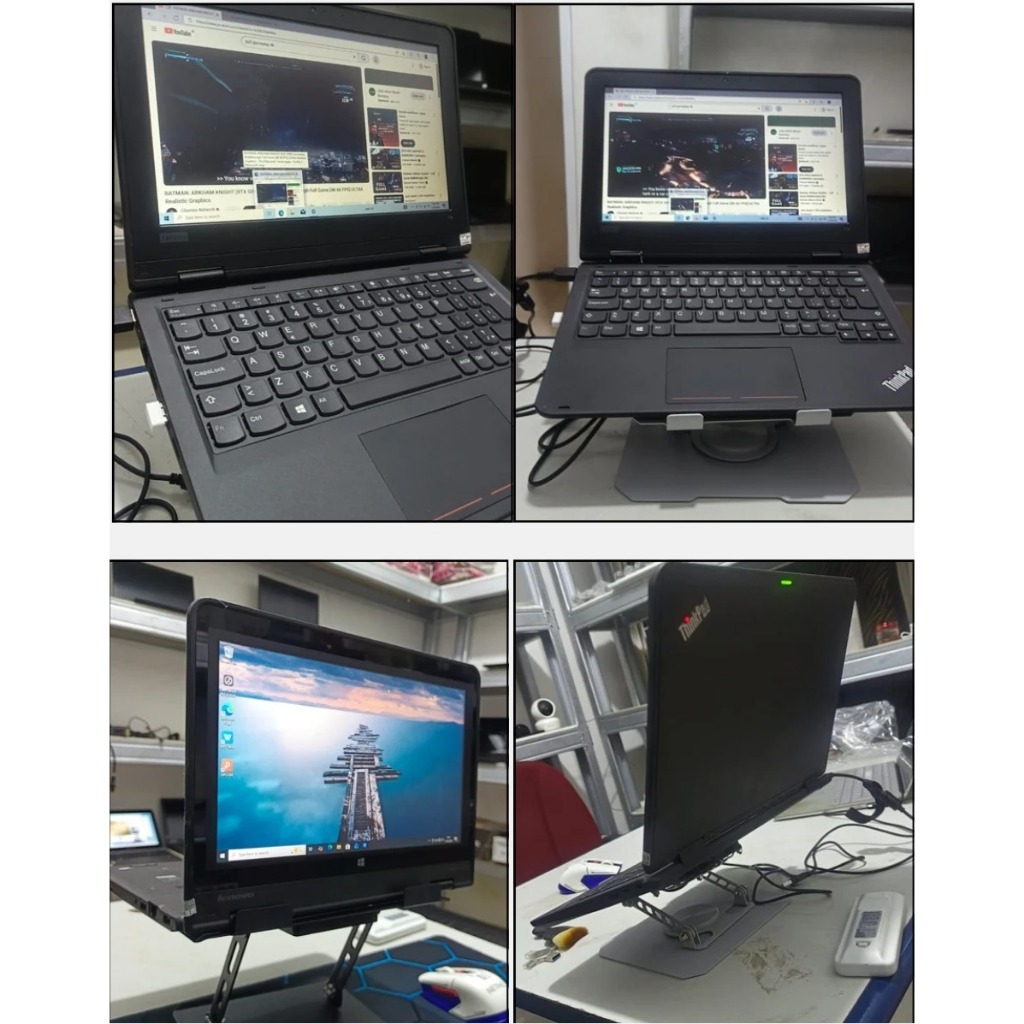 Lenovo ThinkPad 11e Intel Pentium RAM 4GB SSD 128GB 11.6” Windows 10 Laptop Sekolah