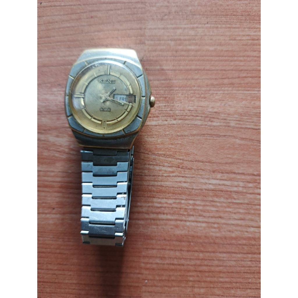 jam tangan jadul otomatis merk kent laju normal akurat antik