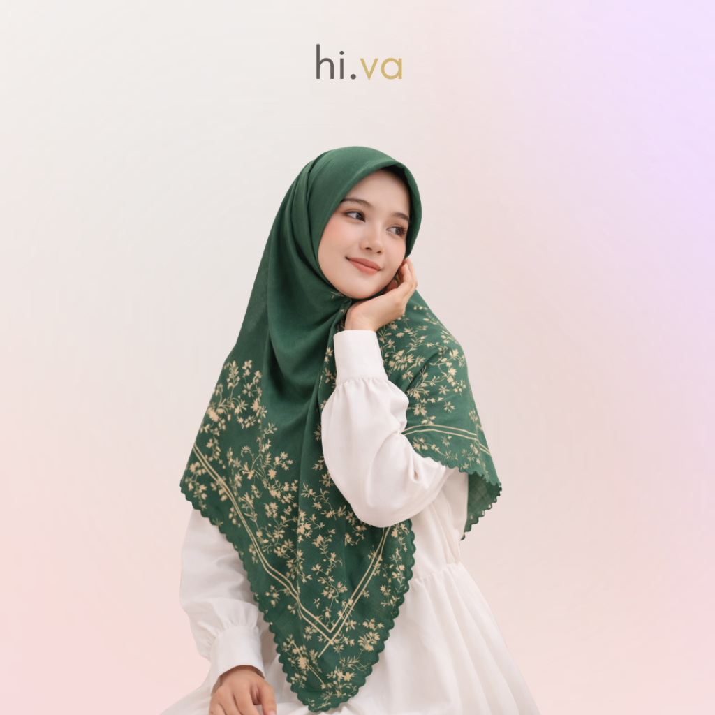 Hijab Segi Empat Syari Motif Voal Premium 130x130