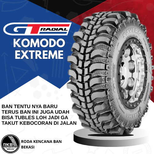 GT Savero Komodo Extreme 27x8.5 R14 Ban Mobil Offroad Gunung Lumpur Trabas
