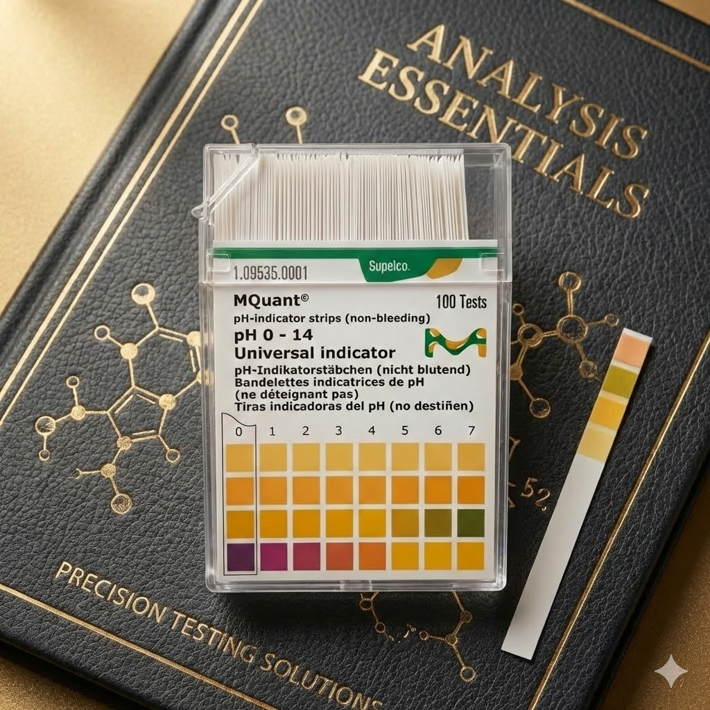 MQuant PH 0 - 14 Universal Indicator / pH-indicator isi 100 / Indikator Universal Merck Kertas pH 0-