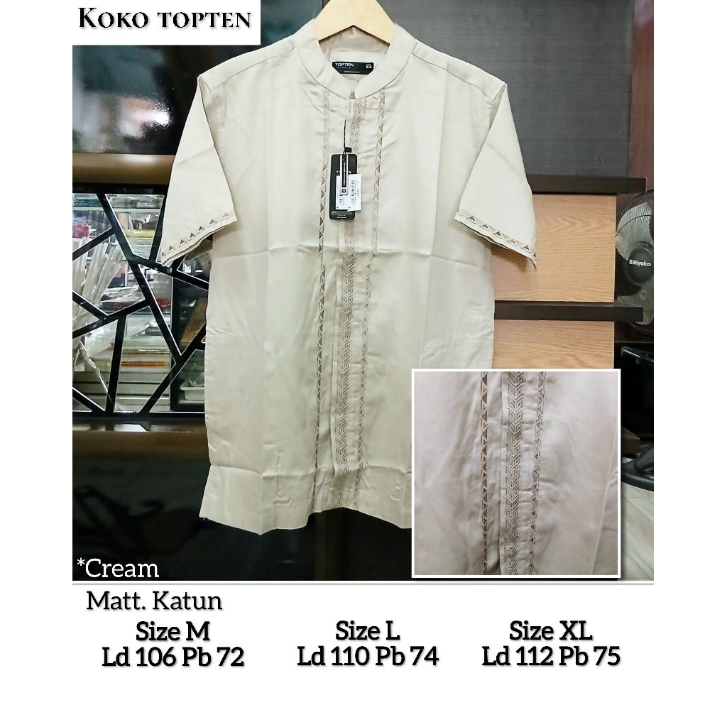 Koko Topten pria dewasa BS0461-Cream