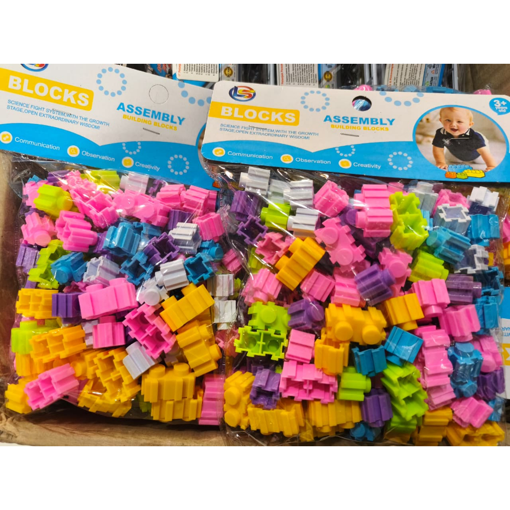 Mainan Anak Edukasi Block LB-4 Isi Banyak Mainan Balok Assembly Building/Lego Block LB 4