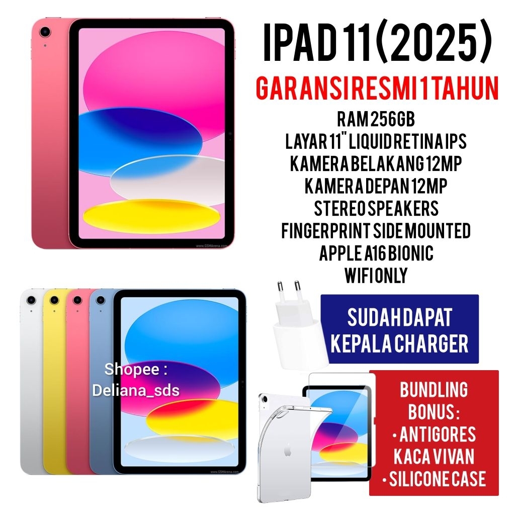 Ipad 11 256GB Wifi Only Garansi 1 Tahun Ipad 11 Wifi Only 256GB