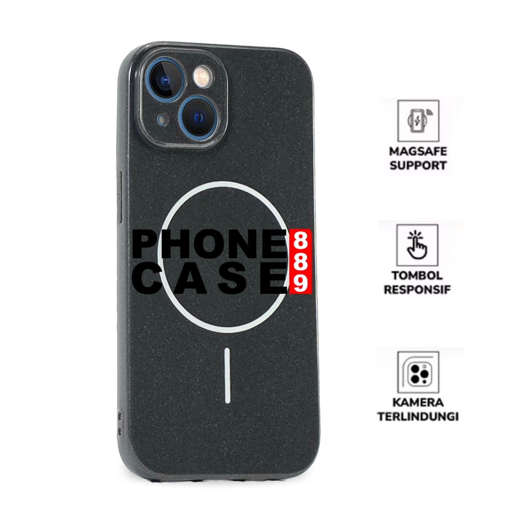 CASE MAGSAFE IPHONE 13 IPHONE 13 MINI IPHONE 13 PRO IPHONE 13 PRO MAX CASE MAGSAFE BLACK GLOSSY MAGN