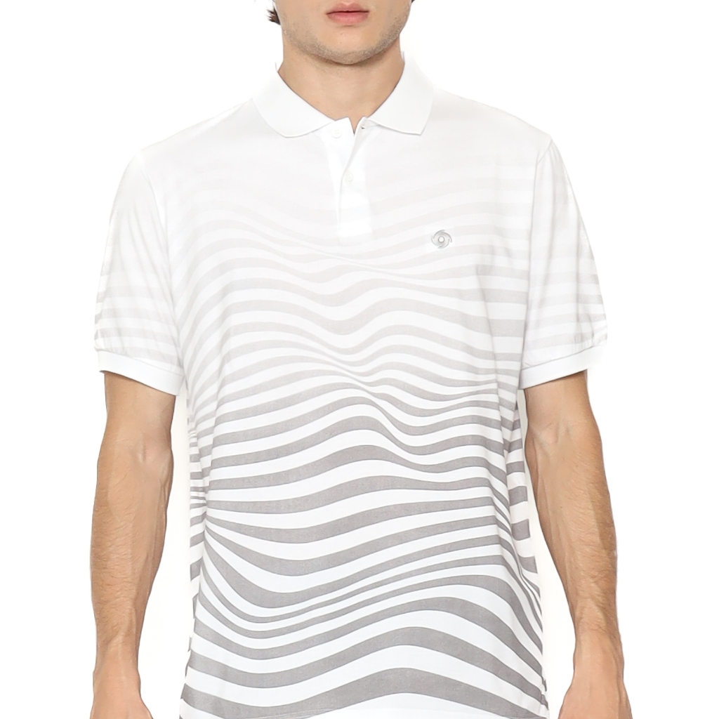 Voxfly Kaos Polo Pria Melted Planet Surf