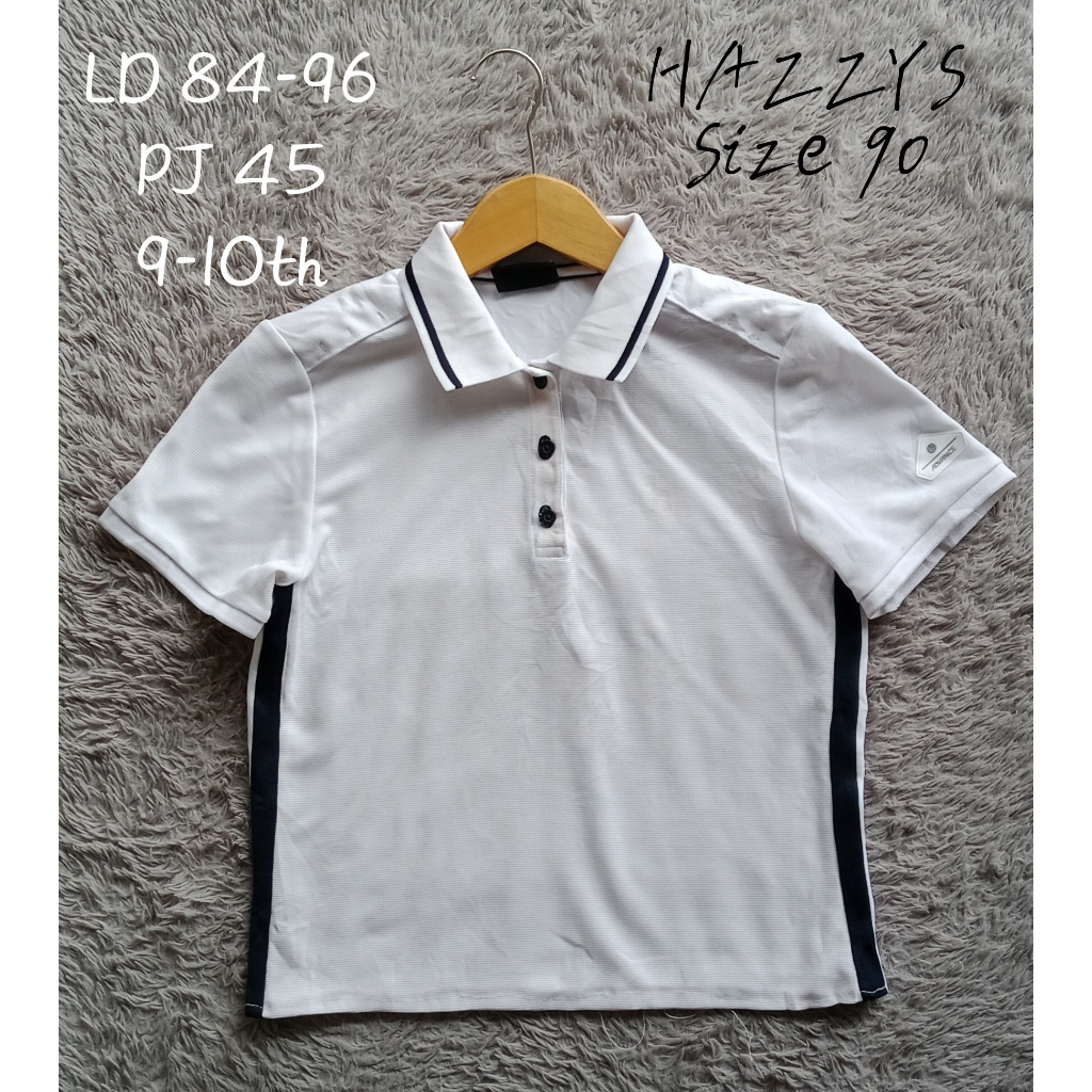 Kaos polo sporty golf semicrop 9-10th HAZZYS GOLF