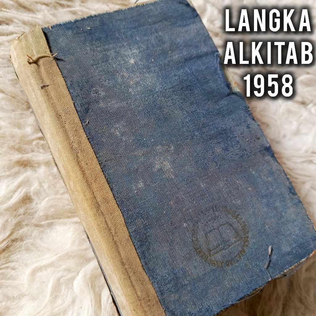 LANGKA ALKITAB 1958 BIBLE ejaan lama perjanjian lama perdjandjian baharu protestan katolik