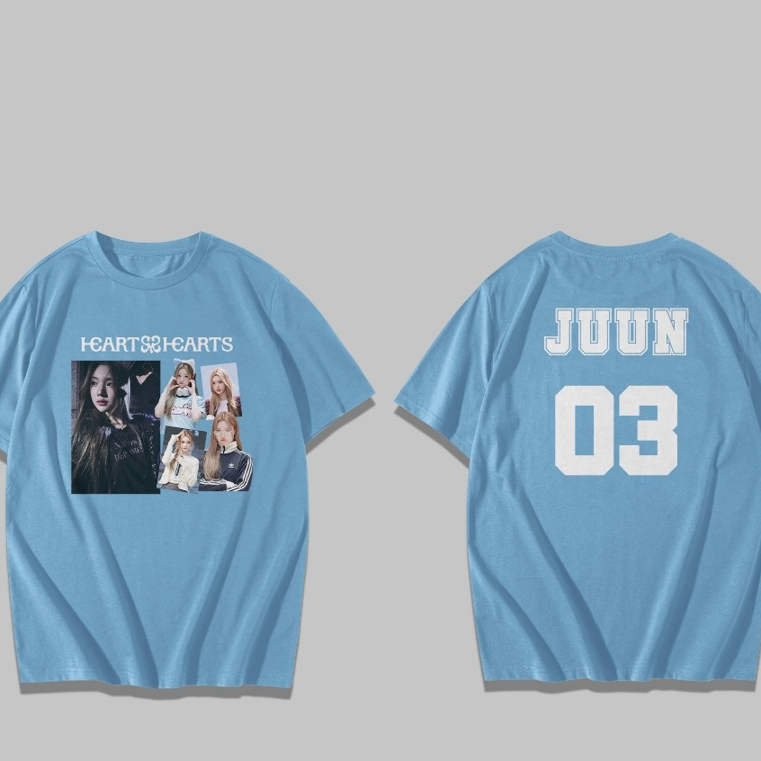 Kaos JUUN Hearts2Hearts / Kaos Hearts 2 Hearts / Kaos Kpop / Fansmerch